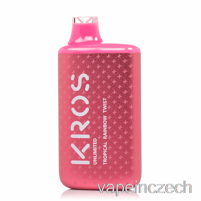 Kros Neomezené 6000 Jednorázové Tropické Duhové Twist Vape Pero